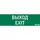 Знак "ВЫХОД-EXIT" для аварийно-эвакуационного светильника IP65 VARTON V1-R0-70355-21A01-2012