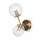 Светильник Fluff 40Вт E14х2 IP20 бра настен. Freya FR5207WL-02BZ