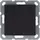 Переключатель проходной 1-кл. 10А IP20 механизм черн. матов. soft touch Jasmart G3012PB