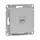 Розетка компьютерная 1-м СП Эпика RJ45 кат.5 механизм алюм. EKF UP1-SOA-RJ45-5