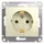 Механизм розетки 1-м СП Glossa 16А IP20 с заземл. беж. SchE GSL000243