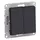 Механизм выключателя 2-кл. СП AtlasDesign 10А IP20 (сх. 5) 10AX карбон SchE ATN001051