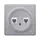 Механизм розетки комп. + телеф.2-м СП Florence RJ11/RJ45 кат.5e сер. 1E20801302 OneKeyElectro 2172840
