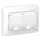 Розетка 2-м СП Blanca 16А IP44 250В с заземл. защ. шторки с крышкой бел. SchE BLNRS441121