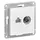 Механизм розетки компьютерной 2-м AtlasDesign RJ45 кат.5E+TV бел. SchE ATN000189