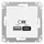 Механизм розетки USB AtlasDesign A+С 5В/2.4А 2х5В/1.2А бел. SchE ATN000139