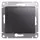 Переключатель перекрестный 1-кл. СП Glossa 10А IP20 (сх. 7) 10AX механизм графит SchE GSL001371