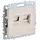 Розетка компьютерная двойная СП RJ45 кат.5E BRITE РК10-2-БрКр беж. IEK BR-K20-1-K10