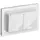 Розетка 2-м СП BRITE РСбш12-3-44-БрБ 16А в сборе IP44 с крышкой бел. IEK BR-R26-16-44-K01-F