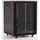 Шкаф настенный TWB-FC-1866-GP-RAL9004 19дюйм. 18U 908х600х600мм стекл. дверь с перфорацией по бокам ручка с замком с возмож. установки на ножки черн. (разобранный) Hyperline 395560