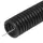 Труба гофрированная ПНД d25мм с протяжкой безгалоген. (HF) черн. (уп.50м) Строитель PR.022551