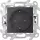 Розетка 1-м СП Simon24 Push&Go 16А IP20 2P+E без защ. шторок механизм графит Simon 2420434-038