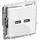 Розетка BRITE USB A+A 3.1А РЮ10-1-БрБ бел. IEK BR-U21-D31-K01