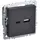 Розетка BRITE USB A+C 18Вт РЮ11-1-БрЧ черн. IEK BR-U22-018-K02