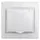 Розетка 1-м СП Plano 1-203-01 16А IP20 250В 2P+E Schuko защ. крышка бел. Intro Б0053889