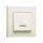 Выключатель 1-кл. СП Karea 10А IP20 с подсветкой крем. Makel 56010021