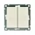Выключатель 2-кл. СП Афина 10А IP20 механизм сл. кость (ivory) Universal A0023-I