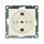 Розетка 1-м СП Афина 16А IP20 с заземл. защ. шторки механизм сл. кость (ivory) Universal A0049-I