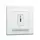 Розетка для зарядного устройства USB KAREA бел. Makel 56001465