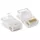 Коннектор RJ-45 TERACOM неэкранированный 8P8C Cat.5E универсальный (уп.10шт) EKF TRC-PLUG-5EUTP-10