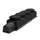 Колодка удлинителя 4-м Компакт 1ф с загл IP44 16А каучук черн. UNIVersal 602231