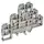 Колодка клеммная CTS-ML 3 ур. 2.5кв.мм сер. IEK YCT13-00-3-K03-002