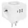 Разветвитель 3-м куб 2 гнезда 2хUSB 2.4А + тип C + ночник EKF UBA-CUB-T2-TC