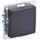 Розетка BRITE РСбш10-3-БрГ 16А IP20 с заземл. защ. шторки с крышкой графит IEK BR-R16-16-K53