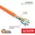 Кабель витая пара U/UTP кат.5E 4х2х24AWG нг(А)-HF медь оранж. 305м (м) Rexant 01-0049
