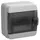 Корпус пластиковый КМПн-6 IP65 черн. прозр. дверь TEKFOR IEK TF5-KP72-N-06-65-K03-K02