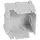 Коробка Batibox 2мод. мет. рамка Leg 080011