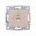 Розетка компьютерная 1-м СП Karina RJ45 механизм крем. LEZARD 707-0388-139