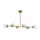 Светильник подвесной Fluff 6х40Вт E14 IP20 Freya FR5207PL-06BZ