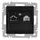 Розетка компьютерная 1-м СП Accent 6-303-05 RJ45 IP20 антрацит Intro Б0063634