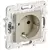 Розетка SKANDY 16А с заземл. защ. шторки безвинт. крепл. SK-R06B беж. IEK SK-R14-16-1-K10