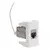 Розетка компьютерная 1-м 1мод. Viva RJ45 кат.6A бел. DKC 45078, изображение 2