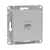 Розетка компьютерная 1-м СП Эпика RJ45 кат.5 механизм алюм. EKF UP1-SOA-RJ45-5