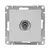 Розетка телевизионная оконечная TV СП Эпика механизм алюм. EKF UP1-SOA-TV-3, изображение 2
