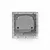 Розетка 1-м СП Pixel IP20 с заземл. с 2-мя заряд. устр. USB тип A+A механизм бел. TOKOV ELECTRIC TKE-PX-R1U2A-C01, изображение 2