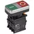 Кнопка "I-O" d22мм 1НО+1НЗ MASTER с подсветкой IEK MI-BT60-11DR-3-11-K51