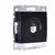 Механизм розетки компьютерн. 1-м СП KARINA RJ45 черн. бархат LEZARD 707-4288-139