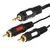 Шнур 3.5 Stereo Plug - 2RCA Plug 1.5м (GOLD) Rexant 17-4232, изображение 4