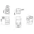 Вставка Keystone Jack RJ-45(8P8C) категория 5e тип 180град. KJ8-8P8C-C5e-180-WH бел. Hyperline 426192, изображение 2