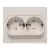Розетка 2-м СП Стокгольм 16А IP20 с заземл. защ. шторки бел. PROxima EKF EXR16-128-10, изображение 6