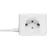 Удлинитель "Куб" 2 гнезда 3USB 2.4А+зарядное устройство 1.3 метра 1кв.мм EKF UBA-CUB-3-WC, изображение 2