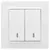 Переключатель проходной 2-кл. СП Минск 10А IP20 бел. Basic EKF ERV10-027-10