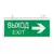 Светильник аварийно-эвакуационный EXIT-202 двухсторонний LED Basic EKF EXIT-DS-202-LED, изображение 3