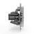 Розетка компьютерная 2-м СП Pixel RJ45 кат.5E механизм алюм. TOKOV ELECTRIC TKE-PX-RC2-C03, изображение 4