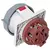 Розетка стационарная внутренняя угловая 4252 3Р+РЕ+N 32А 380В IP67 PROxima EKF ps-4252-32-380, изображение 8