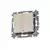 Выключатель 1-кл. СП Levit IP20 с подсветкой сл. кость/бел. ABB 2CHH590146A6017